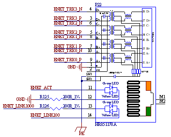 网络变压器的中心抽头需接电容到GN