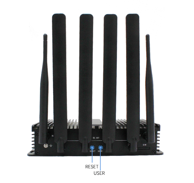 5G智能网关背面接口