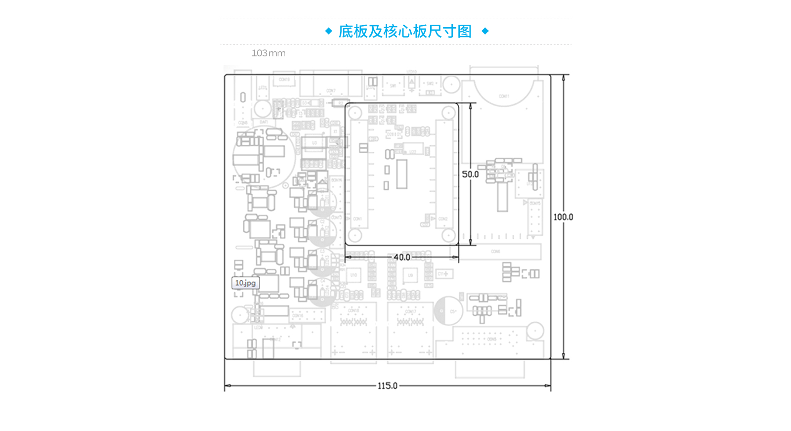 工业网关内部结构尺寸