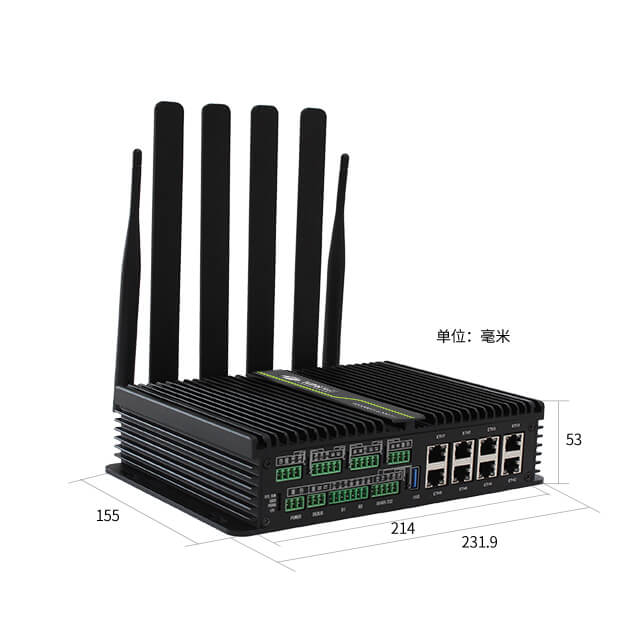 5G智能网关尺寸