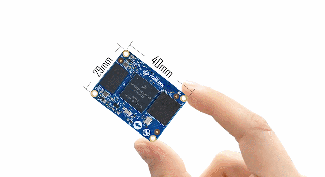 iMX6ULL核心板尺寸图